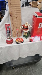 Coca Cola Button Box Kids, Bottles, Stocking PlatterContainer