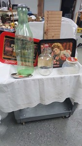 Coke Trays, Cookie Jar, Plastic Bottle Bank, etc