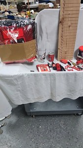 Coke Trinkets, Stapler, bottle opener, flashlight, etc