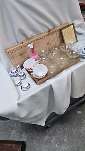 Lot of Cup, Vase, Dishes, Tea Set