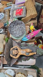 Cherub Wall Shelf and Various Vintage Items