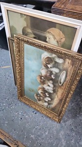 Vintage Pictures with Clock