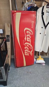 Vintage 2x5 Coca Cola Sign 1970s