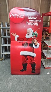 Coke Santa Stand Up Display