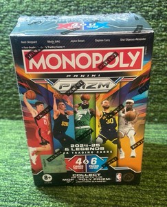 202425 PRIZM Monopoly NBA Blaster Box, 4 Cards per Pack, 6 Packs per Box