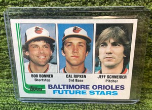 1982 Topps Future Stars CAL RIPKEN Jr. Rookie Card, Baltimore Orioles RC