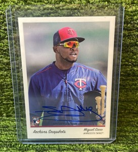 2016 Topps Miguel Sano Archive Snapshots Autograph Minnesota Twins On Card Auto- Nice 