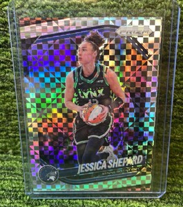 2025 PRIZM  WNBA Jessica Shepherd, Minnesota LYNX SSP Case Hit Refractor