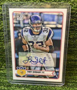 2012 Topps Magic TOBY GERHART Autograph  RB Autograph Minnesota Vikings
