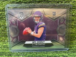 2024 Mosaic NFL Debut J.J.Mccarthyrc Minnesota Vikings rookie card RC