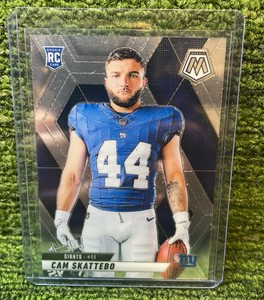 2025 Panini Mosaic CAM SKATTEBO rookie card, New York Giants RC