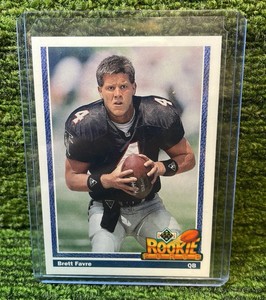 1991 Upper Deck Rookie Brett Favre, QB Atlanta Falcons RC