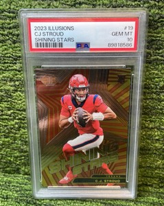 2023 Illusions Shining Stars CJ STROUD Houston Texans PSA grade GEM MT 10