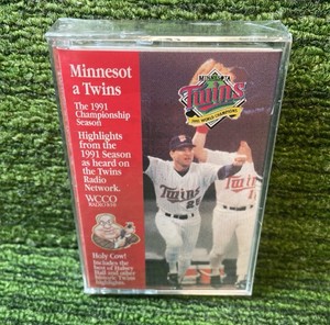 1991 Minnesota Twins Championship Season Highlights CASSETTE as Heard on WCCO Radio