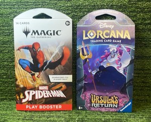 2025 Magic the GatheringSpider-Man Play Booster Pack in 2024 Disney LORCANA Ursulas Return Pack