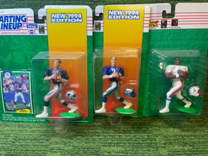 1994 and 1996 Starting Lineups Drew, Bledsoe, Rick Meyer, and Steve McNair Action Figures Collectibles NFL (3 Total)