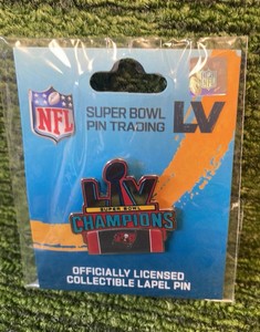 Super Bowl LV Champions Tampa Bay Buccaneers Trading Pin