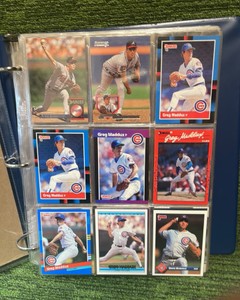 3 Large Binders Full of MLB Baseball from 80s 90s 2000s