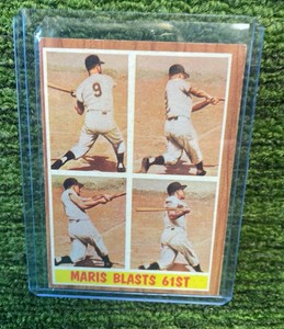 1962 Roger Mess Blastoff 61st New York Yankees Hopefield HOF