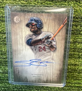 Miguel Sano- On Card Autograph Bowman Inception 2014 Insert Minnesota Twins