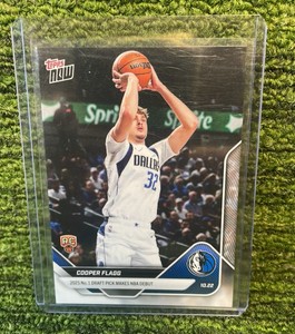 2025 Topps Now Cooper Flagg rookie card Dallas Mavericks RC