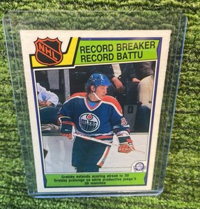 1980 0PEECHEE Record Breaker, Wayne Gretzky Edmonton Oilers