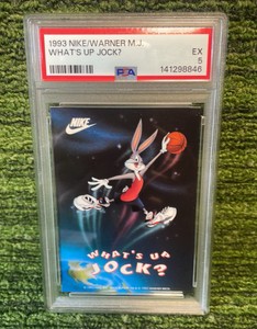 1993 NikeWarner M.J. Whats up JOCK PSA Graded EX 5