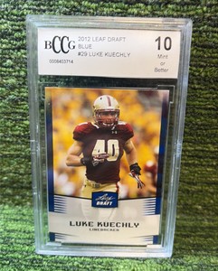 2012 Leaf Draft Blue Luke KUECHLY BCCG graded 10