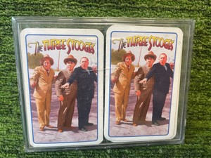 Three Stooges Playing Cards- Two Decks in Good condition- All in Order 