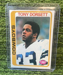 1978 Topps NFL Tony Dorsett Rookie Dallas Cowboys HOF RB