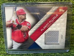 2018 Topps MLB Series 1 Material Card Albert Pujols- Angels