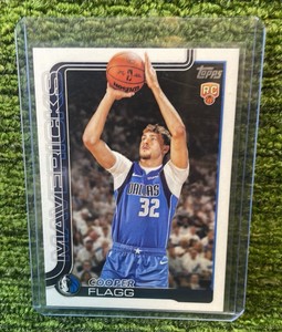 202526 Topps Flagship Cooper Flagg rookie card Dallas Mavericks RC Nice