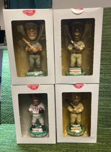 2001 Donruss Bobble Heads Albert Pujols, Sammy Sosa, Pedro Martinez, Jeff Bagwell