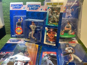 Starting Lineup Five Pack from the 90s MLB includes Frank Thomas, Mark McGuire, Carlton Fisk & 2 More (5 Total)