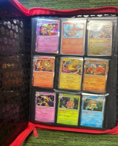 Pokmon Binder Mixed 17 pages, 9 cards per page  143 Total Cards