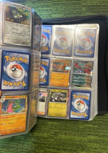 Cool Pokmon Binder with Random Base cards, Binder almost completely Full