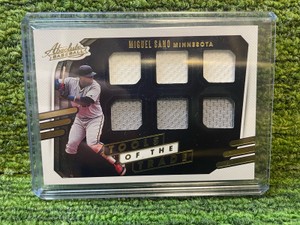 2021 Absolute Baseball Miguel San- Tools of the Trade Patch Card, Minnesota Twins