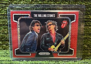 2025 Panini PRIZM The Rolling Stones Red 99 Insert