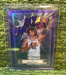 202021 Donruss Optic JA  MORANT Purple Variation My House Memphis Grizzlies