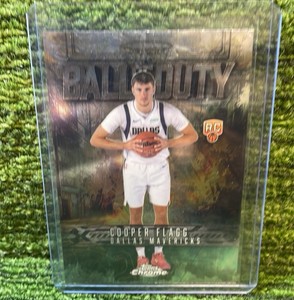 20252026 Topps Chrome Basketball Cooper Flagg rookie card Dallas Mavericks Ball of Duty Insert RC 