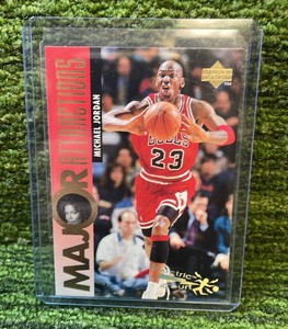 1995 Upper Deck, Major Attractions, Michael Jordan Electric Court, Chicago Bulls