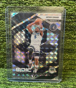 202425 Panini Mosaic Anthony Edwards Minnesota Timberwolves Epic Performers Insert