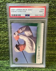 2001 Upper Deck Golf Steve Stricker PSA graded MINT 9