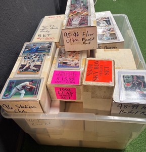 29 Mixed Sports SETS Lot Baseball-Football-Hockey-Basketball