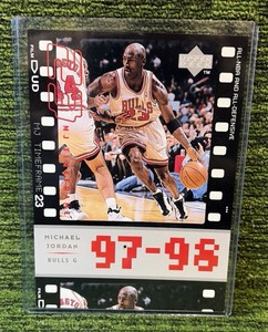 19971998 Upper Deck Timeframe Michael Jordan, Chicago Bulls Jumbo Card