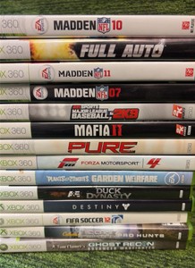 Xbox 360 Game Lot 14 Games in Total  FUN 