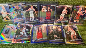 2025 PRIZM WNBA Rookie Card Lot 11 Cards in Total, with Inserts and Various Refractors Paige Bueckers, Haley Van Lith, & Sonia Citron