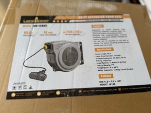65 Ft Extension Cord Reel - LandHonor - 2026 - Unused - LR-ECR65