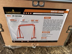 5000-LB Gantry Crane - LandHonor - 2026 - Unused - LHR-AGC5000