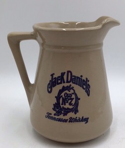 Vintage Stoneware Pitcher  Jack Daniels Old No. 7 Tennessee Whiskey